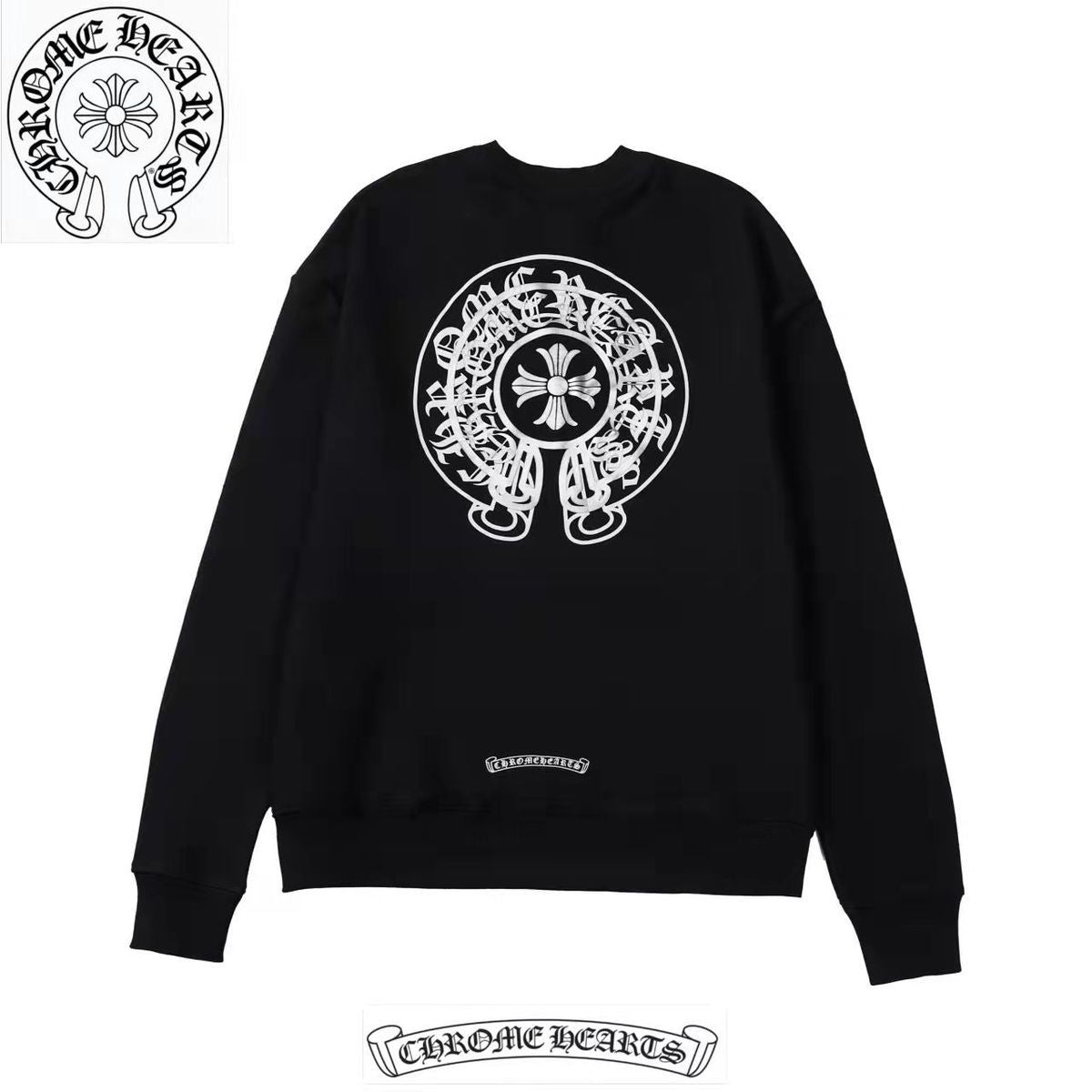 【Chrome Hearts】クロムハーツ ダブルシャドウプリントスウェットシャツ ご好評に付き再入荷!