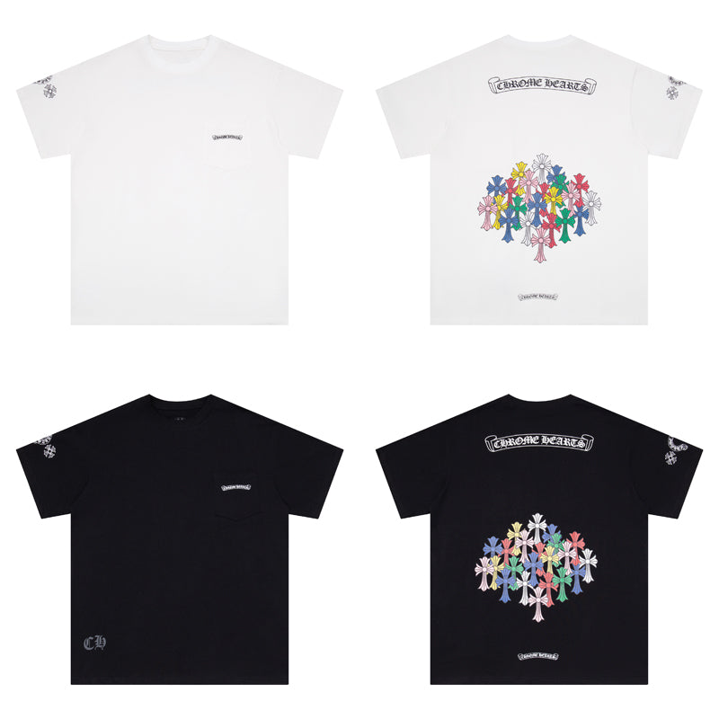 Chrome Hearts マルチカラー クロス T シャツ K6052