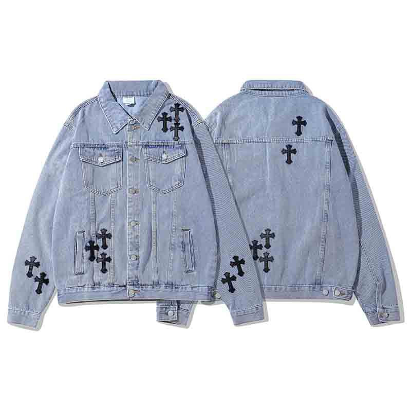 【Chrome Hearts】クロムハーツ 新しい刺繍デニムジャケット【即日出荷】