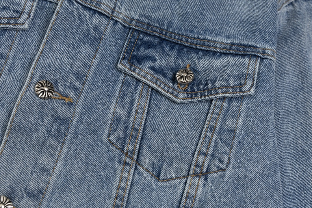 【CHROME HEARTS】クロムハーツ デニムジャケット、好評に付き再入荷!