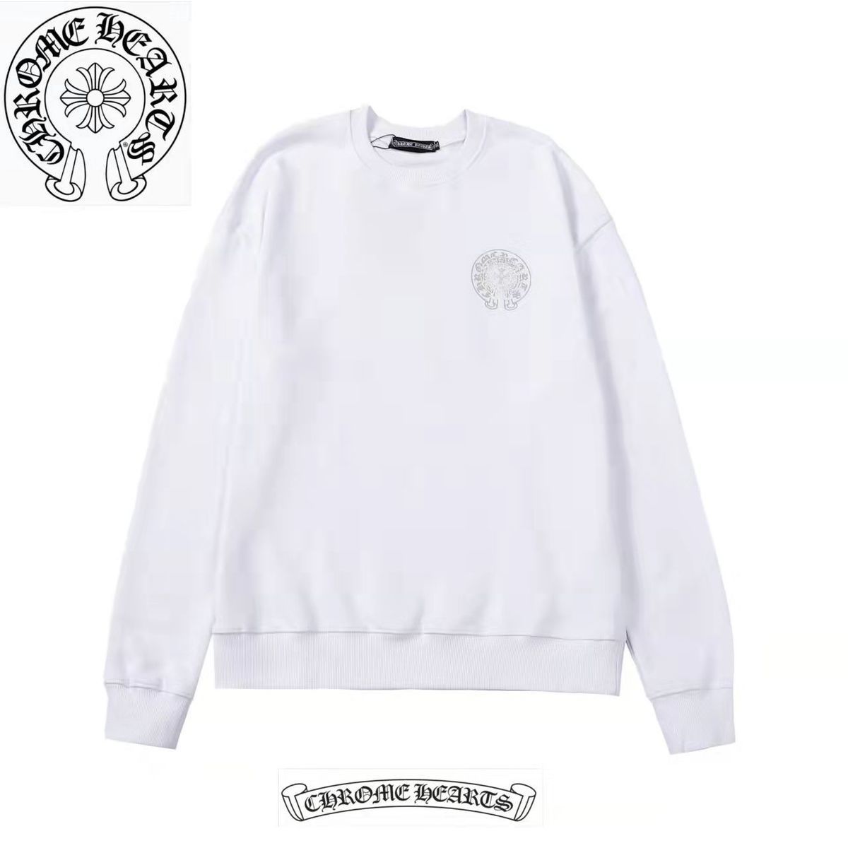 【Chrome Hearts】クロムハーツ ダブルシャドウプリントスウェットシャツ ご好評に付き再入荷!