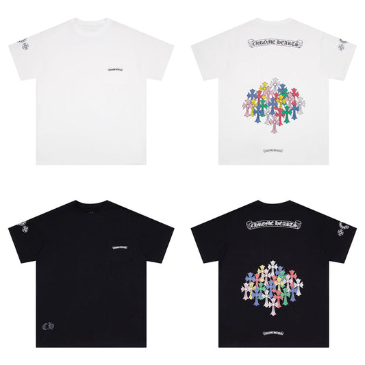 Chrome Hearts マルチカラー クロス T シャツ K6052