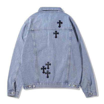 【Chrome Hearts】クロムハーツ 新しい刺繍デニムジャケット【即日出荷】
