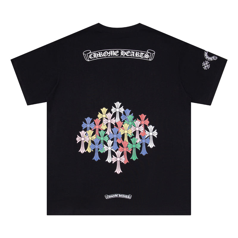 Chrome Hearts マルチカラー クロス T シャツ K6052