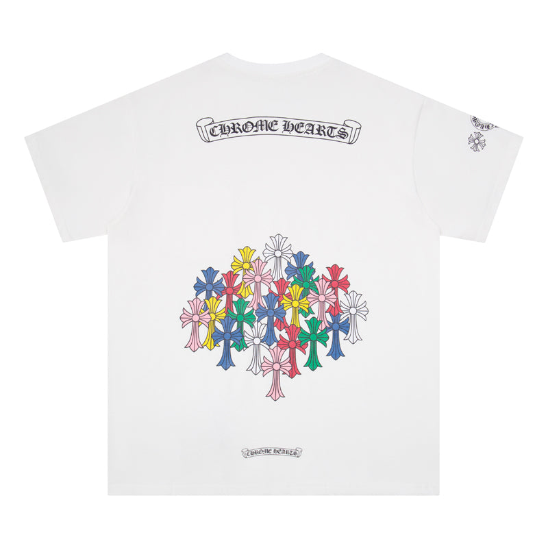Chrome Hearts マルチカラー クロス T シャツ K6052